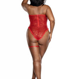 Dreamgirl Plus Sequined Teddy
