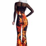 Dreamgirl Flame Jumpsuit