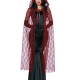 Dreamgirl Lace Cape with Hood