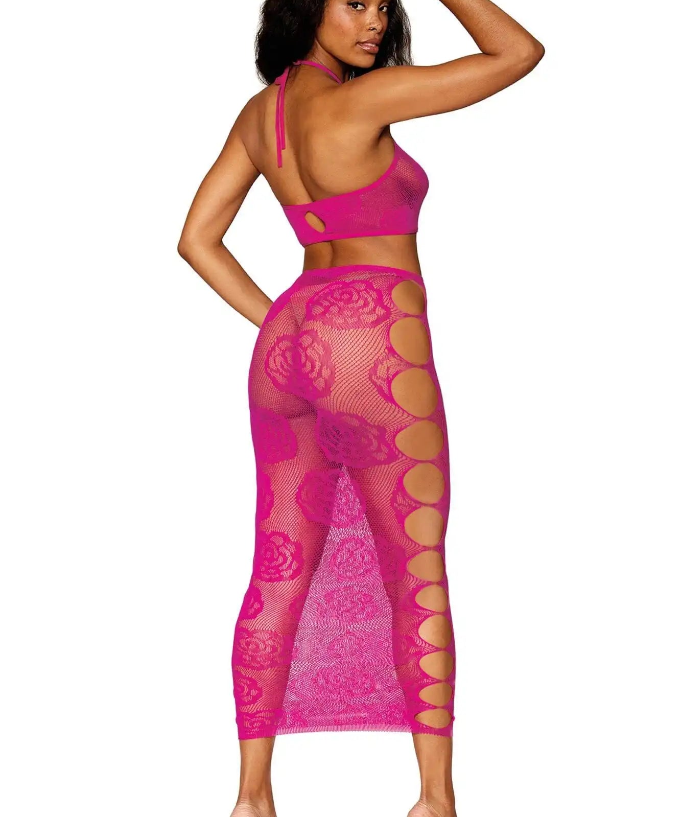 Dreamgirl Seamless Bralette and Long Skirt Set