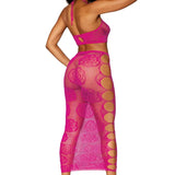 Dreamgirl Seamless Bralette and Long Skirt Set