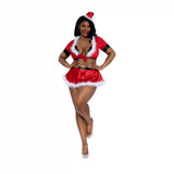 Dreamgirl Plus Christmas Honey 4-Piece Skirt Set