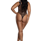 Dreamgirl Plus Showtime Teddy with Rhinestones
