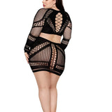Dreamgirl Plus Black Chemise