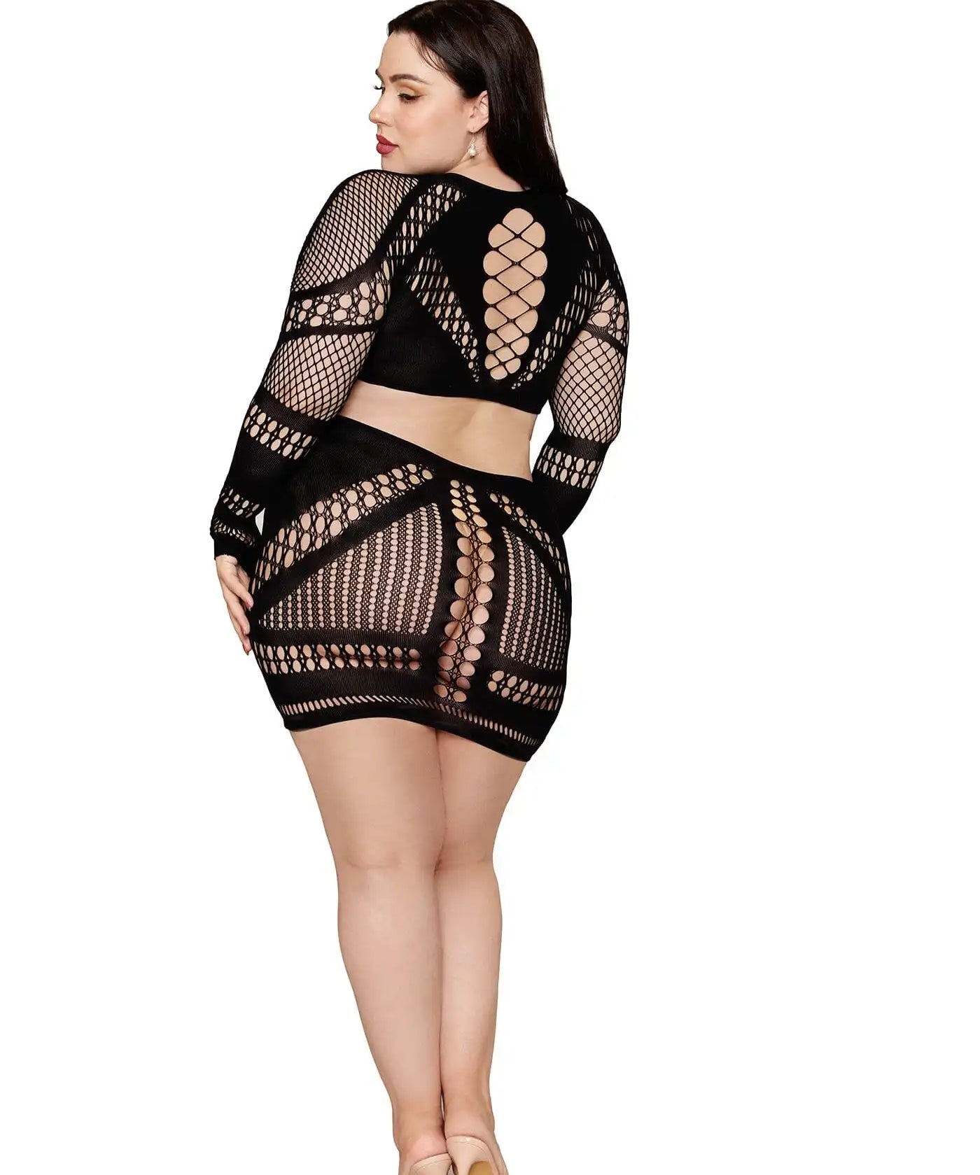 Dreamgirl Plus Black Chemise