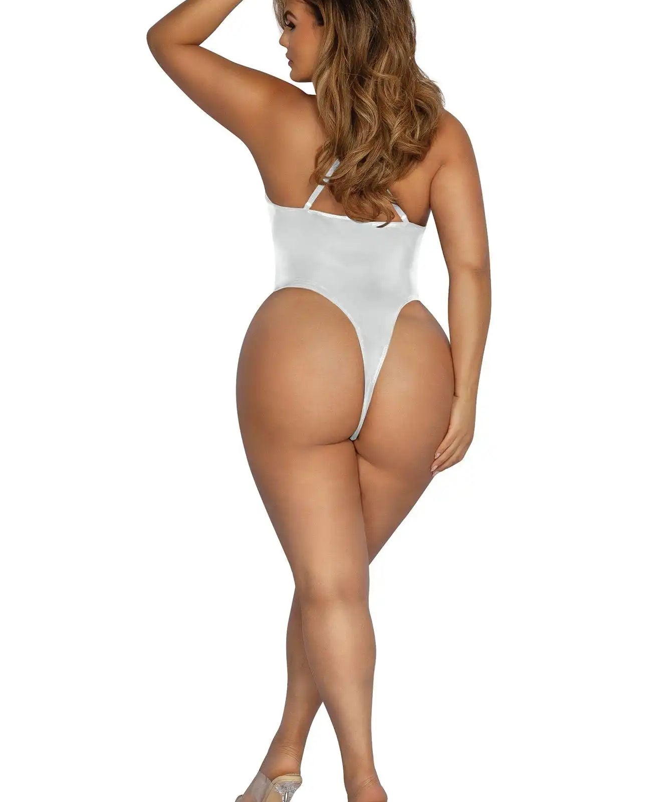 Starline Plus Padded Cup Bodysuit - White