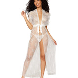 Dreamgirl Eyelash Lace Gown and G-String Set