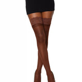 Dreamgirl Laced Stay-up Sheer Thigh High