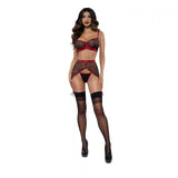 Dreamgirl Dallas 3-Piece Garterbelt Set