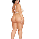 Dreamgirl Plus White Teddy & Pearl Harness