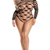 Dreamgirl Plus Check Me Out Bodystocking