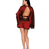 Dreamgirl Open Back Satin Robe
