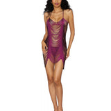Dreamgirl Draped Fringe Chemise