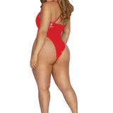 Starline Plus Padded Cup Bodysuit - Red