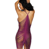 Dreamgirl Draped Fringe Chemise