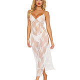 Dreamgirl White Gown & G-String